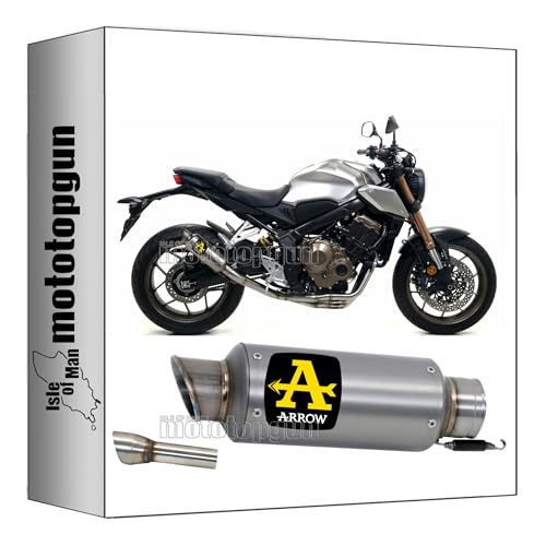 Tubo de escape de titanio Arrow 71034GP con terminación GP2 para Honda CB650R