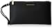 MICHAEL Michael Kors Women's Mercer Leather Clutch Bag Black One Size
