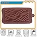 2pcs Break Apart Silicone Chocolate Molds Wave Chocolate Molds For Protein and Energy Bar Molds