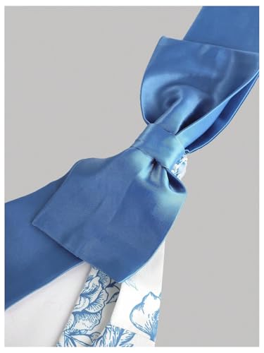 SHENHE Girl's Tie Shoulder Bow Floral Dress Smocked Fit and Flare Flowy Boho Sundresses3