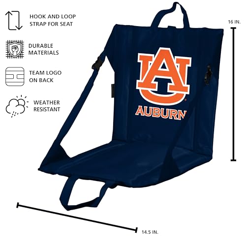 Image of Logo Brands Officially Licensed NCAA Unisex Stadium Seat, One Size, Team Color
