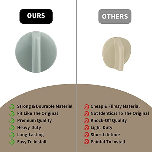 2 Pcs Wp12X10002 Air Conditioner Control Knob Replacement Part - Compatible With Ge Zoneline Room Window Air Conditioner Replaces Ap3795597, 1090769, Ah962908, Ea962908, Ps962908 #TOP2