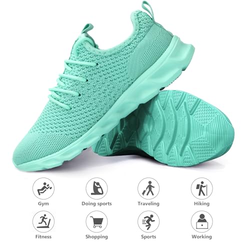 Image of Tvtaop Running Shoes Womens Sneakers Tennis Walking Workout Gym Shoes Lightweight Comfortable Trail Running