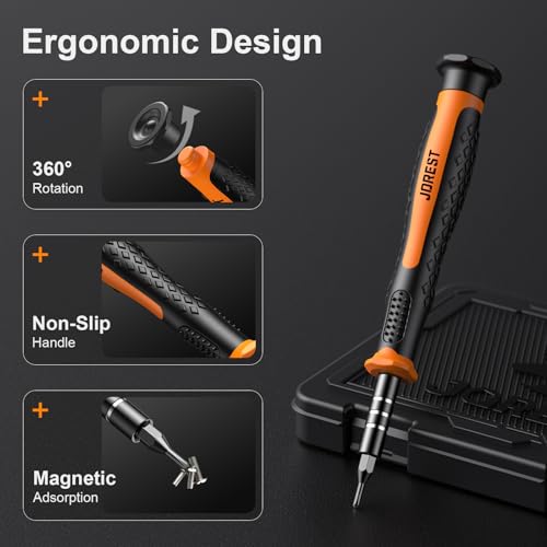 Image of JOREST 40Pcs Precision Screwdriver Set,Small Screwdriver with Torx T5 T6 T8