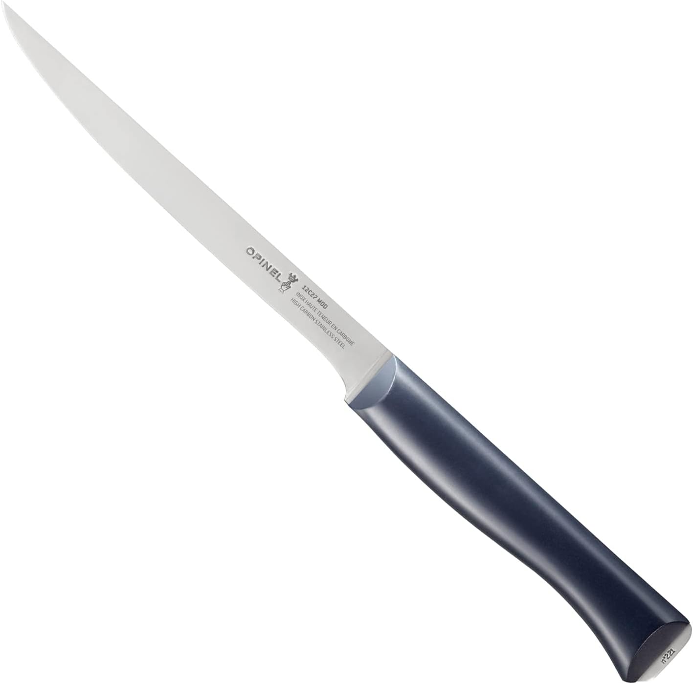 Opinel Intempora 7 Inch Fillet Knife – Thin Flexible Blade, Easy to Handle, Full Tang Construction, Ideal for Incising and Filleting Fish, Removing Skin or Fat, Made in Portugal