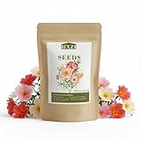 Moss Rose Seeds for Planting Outdoors, Pack of 10000 Portulaca Grandiflora Flower Seeds for Planting