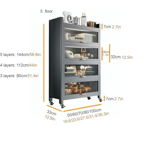 Armoire de rangement de cuisine et support de boulanger pour four à micro-ondes