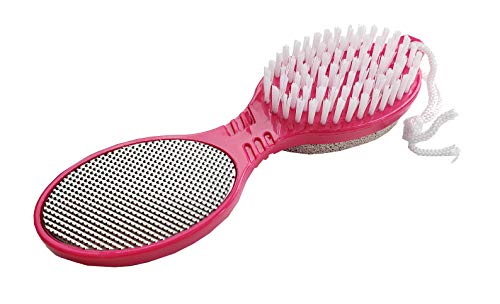 4 In 1 The Pedi Care Stick 4 Sided Pedicure Paddle Metal File And Emery Board Tool With Pumice Stone For Feet By Dreamcut #TOP7