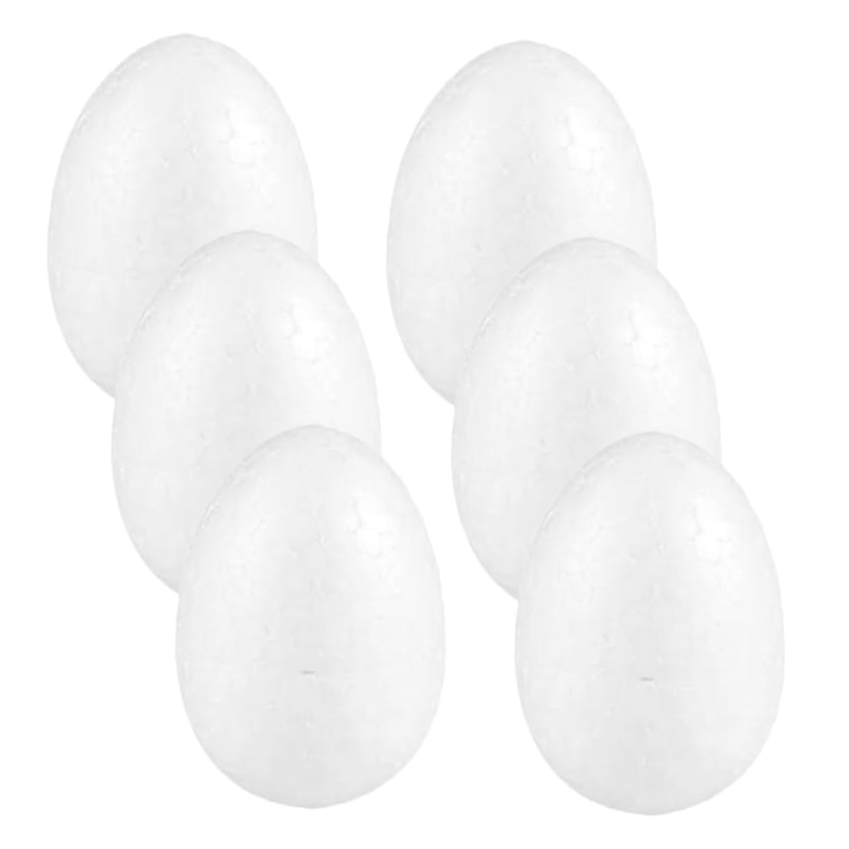 Huevos de espuma para manualidades sin imperfecciones para pintura limpia de pascua diy 6 uds 8