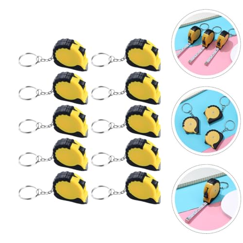 Kisangel 10 mini cintas métricas retráctiles portátiles miniatura 7