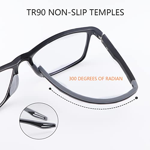 Devirld Progressive Photochromic Multifocus Reading Glasses Spring Hinge Computer Blue Light Blocking Transition Sun Readers #TOP3