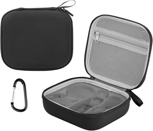 LINGHUANG Mini Hard Case for DJI Neo Waterproof Shockproof Storage Bag Carrying Case with Buckle Hook ONLY for DJI NEO Drone(Black)