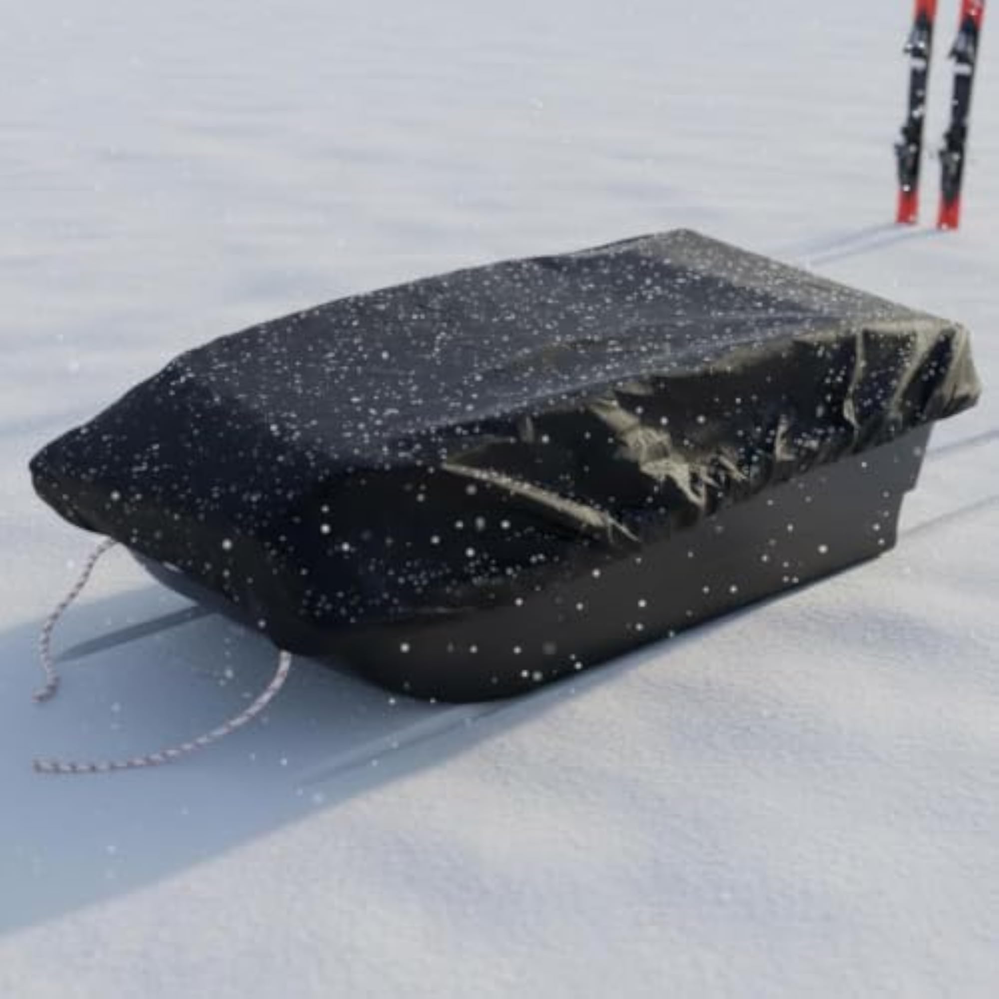 Dustproof Ice Fishing Sled Cover, Black Outdoor Gear