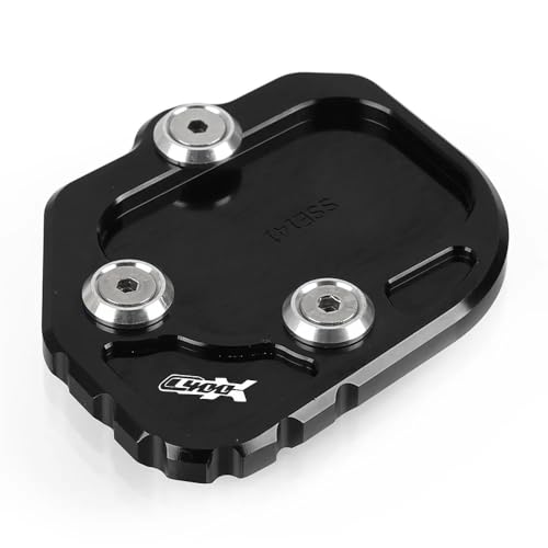 Plaque support agrandie et élargisseur de béquille moto C400X C400GT K51