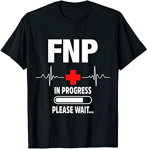 Fnp Family Nurse Practitioner Nursing Men T-Shirt Printed Camiseta Black Tee Top XXL