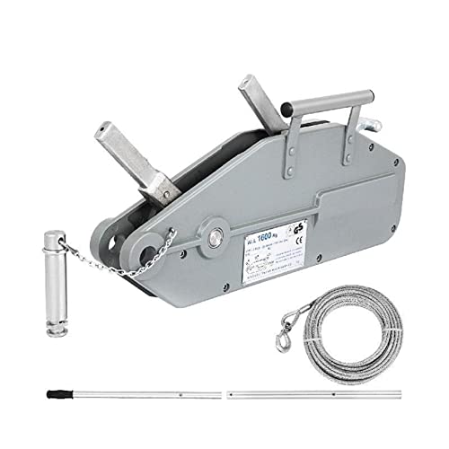 Treuil à câble manuel 1.6T avec levier télescopique anti-fatigue
