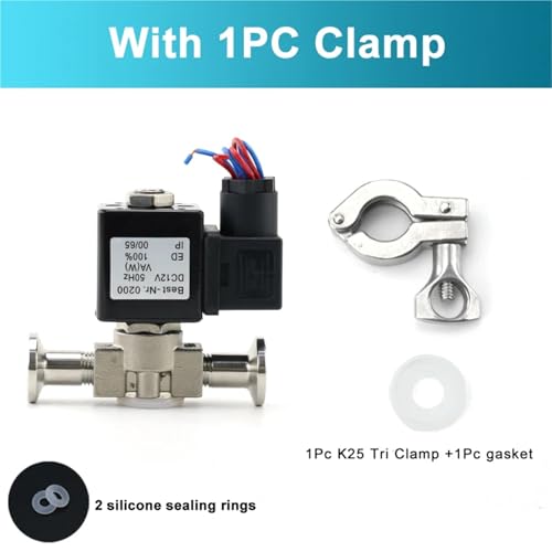 Électrovanne inox 12V pour brassage maison et lait - 3