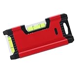 EMUKOEP Verwenden Sie Ein Wasserwaagenwerkzeug, Aluminiumlegierungskonstruktion, 0–0,5 Mm Genauigkeit, 11 Cm Länge, mit Verbesserter Struktur, für Präzise Messungen