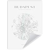 GP TONER Bilder Poster Budapest Poster Geometrische Stil 