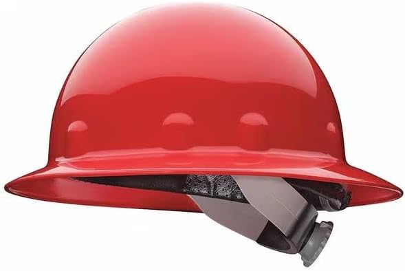 Hard Hat, Thermoplastic, 8 Point Swing Ratchet, Type 1, Class E, Red, Mfr: E1SW15A000-A