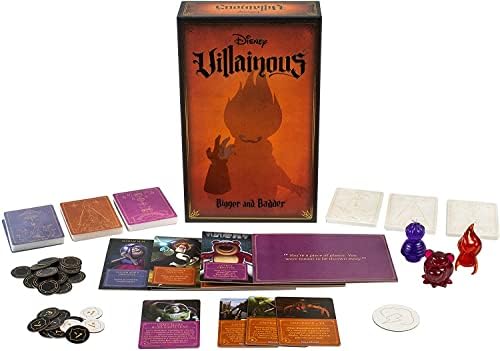 Ravensburger Disney Villainous Bigger and Badder Family Strategy Board Game for Adults & Kids Age 10 Years Up - Can Be Played as a Stand-Alone or Expansion