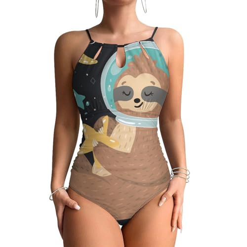 Beachwear monokini paresseux mignon pour les vacances à la mer