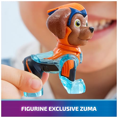 Paw Patrol Pat Patrouille Véhicule + Figurine Zuma du Film Voiture Figurine À Collectionner Sons Lumières Pat Patrouille Jouet Voiture pour Enfant et + - vue 5