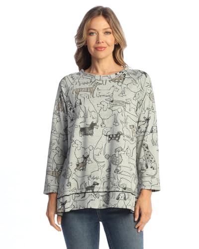 Jess & Jane Women's Fleece Raglan Sleeve Top - SF7