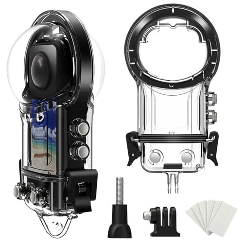 Insta360 X5 �Ή� �h���P�[�X �����ی�J�o�[ �A�E�g�h�A�X�|�[�c�B�e �����B�e�p �h���[��40���[�g�� �S���ʃX�N���b�`�h�~�E�Փ˖h�~ 3�܃A�_�v�^�[�Ɩh�܃V�[�g�t��