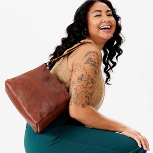 Portland Leather Goods Triangle Shoulder Bag for Women – Handmade from the Finest Full-Grain Hides4