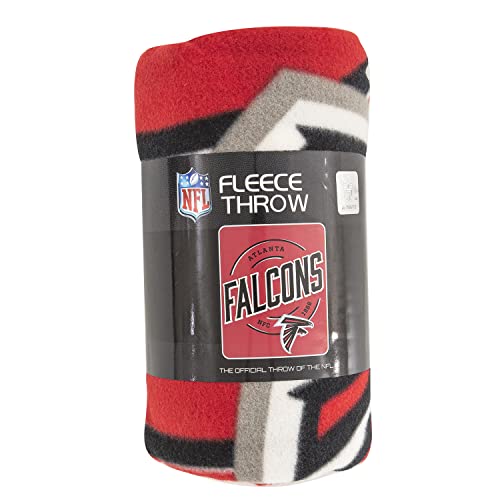 Northwest NFL Atlanta Falcons Unisex-Adult Fleece Throw Blanket, 50" x 60", Campaign