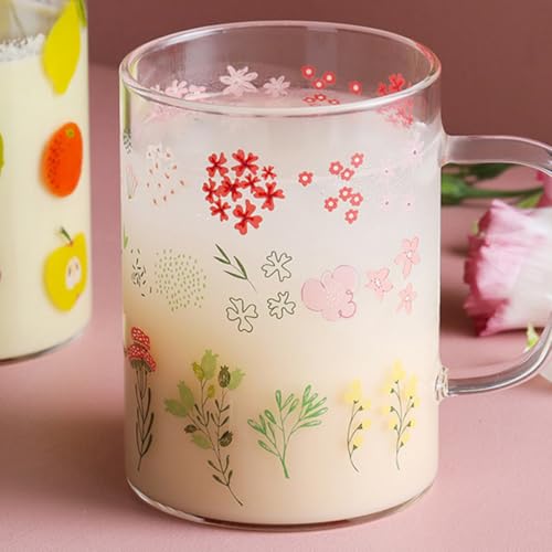Vaso de jugo de fruta SEWACC de vidrio transparente resistente al calor para cocina 5