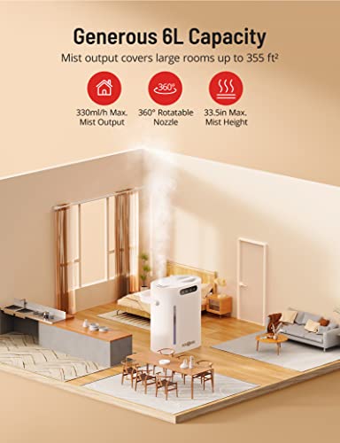 PARIS RHÔNE 6L Cool Mist Humidifier and Diffuser #TOP30