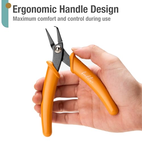 Image of Beaditive Split Ring Pliers | Jewelry Making, Beading, Crafting | High-Carbon Steel | 5-Inch (Honeycomb)