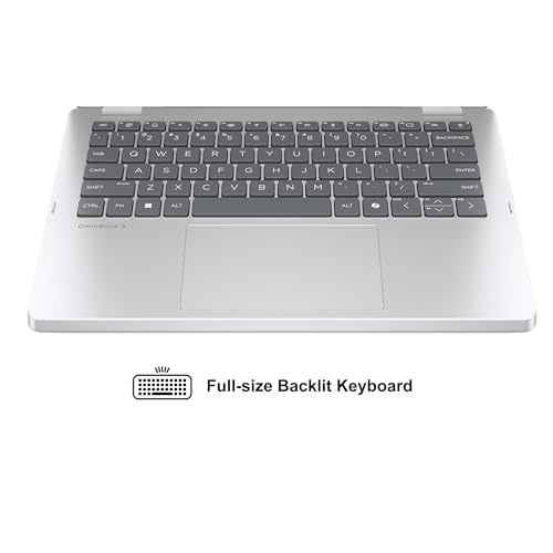 Image of HP OmniBook 5 Flip 2-in-1 14 inch Full HD+ Touch-Screen Laptop | Intel Core 7 150U|Intel Graphics| Copilot | Webcam| Silver | 16GB RAM DDR5 | 512GB SSD |Windows 11 Pro |Bundle with Stylus Pen