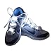 Flammi LED Nylon Shoelaces Light Up Glow in The Dark for Party Dancing Skating (White)