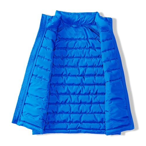 Boys Zip up down Vest High Neck Lightweight Sleeveless Puffer Jackets Quilted Soft Warm Winter Outwear for Kids4
