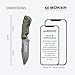 Boker Magnum 02LG113 Lil Giant Knife with 3 5/8 in. 440C Stainless Steel Blade, Green