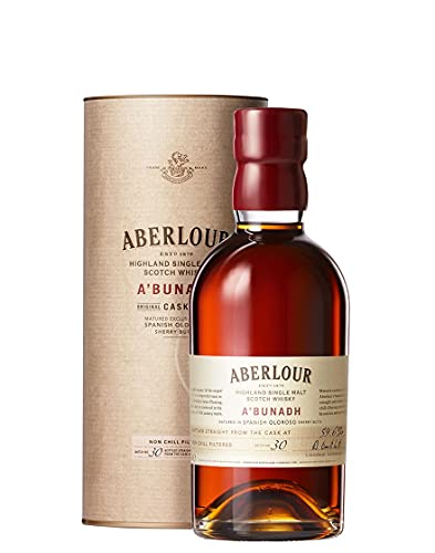 Highland Single Malt Scotch Whisky A'bunadh Aberlour 0,7 ℓ, Astucciato Cover