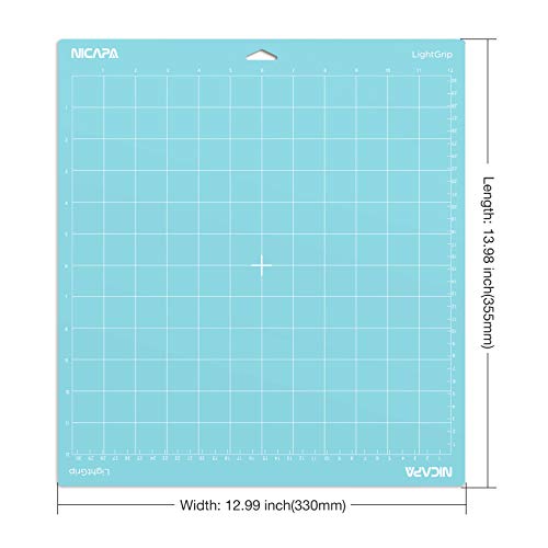 Image of Replacement Cutting Mat for Cricut Explore One /Air /Air 2 /Maker (12x12 inch 3pack-Standardgrip、Lightgrip、Stronggrip) Adhesive&Sticky Non-Slip Flexible Square Gridded Cut Mats Set Matts