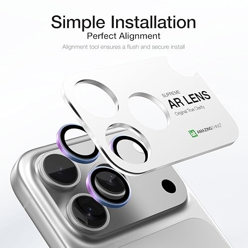 Protection caméra iPhone 17 Pro Max pour photographier sans reflets