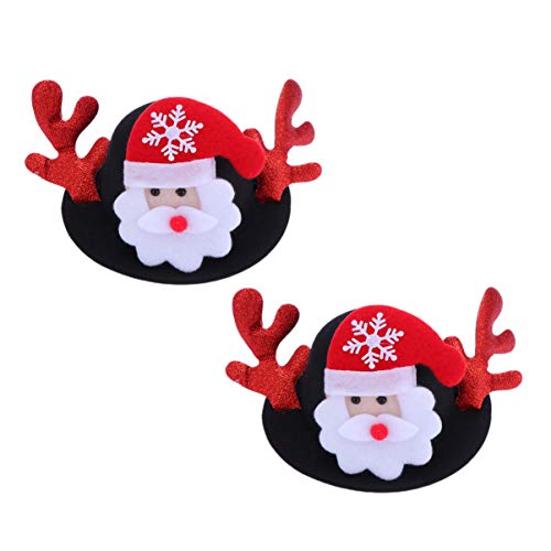 Amosfun – Chapéu de natal com chifres, chapéu, acessório de fantasia para cães, gatos e filhotes (ch