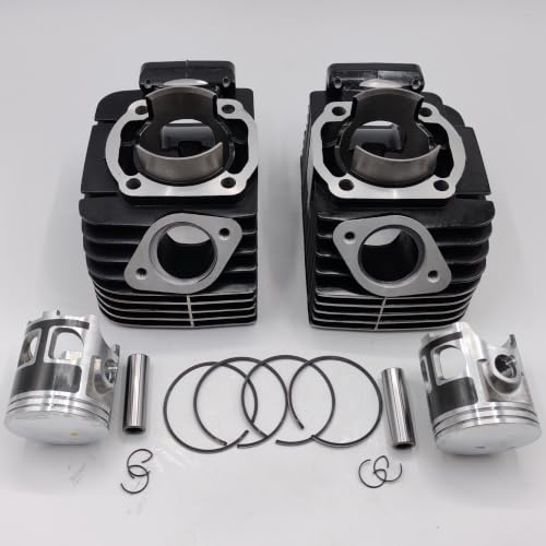 Cilindro para RD350 1973-1975 con pistón y juntas de repuesto