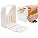 Amyhome Bread Slicer,Adjustable Toast Slicer Toast Cutting Guide Folding Bread Toast Slicer Bagel Loaf Slicer Sandwich Maker Toast Slicing Machine with 5 Slice Thicknesses