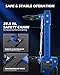 Orion Motor Tech Hydraulic Strut Spring Compressor with 1 Ton Rated Compression Force, 4.5 Ton Hydraulic Jack Capacity, Strut and Spring Compressor Tool with 4 Spring Clasps for Cars Trucks SUVs