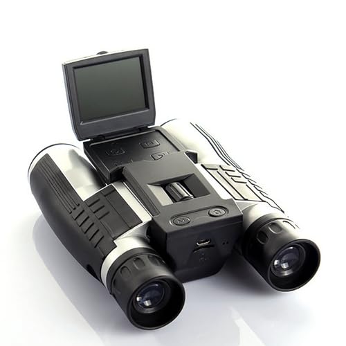 Jumelles 12X32 Full HD avec caméra intégrée et grand écran de visualisation