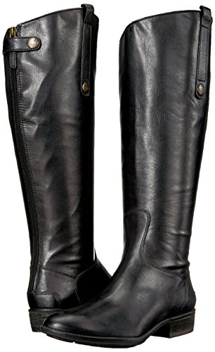 Sam Edelman Women's Penny Classic Equestrian Boot, Black Leather, 9 Medium Us #TOP6