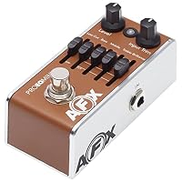 FISHMAN AFX Pro EQ Mini Pedal, Acoustic Preamp & EQ, braun