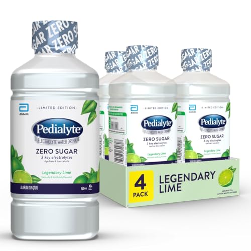 Pedialyte Electrolyte Water With Zero Sugar | Hydration With Key