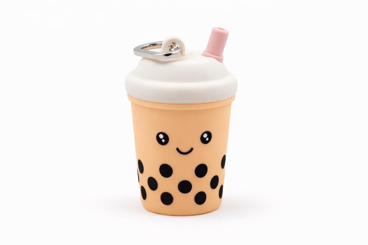 Petasus Bubble Tea Poop Bag Dispenser, Silicone Waste Bag Holder with Clip